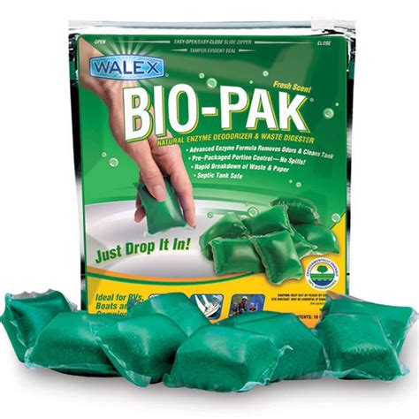 Walex Bio Pak Natural Enzyme Deodorizer Paper And Waste Digester Breaks Down Tissue In Just 24