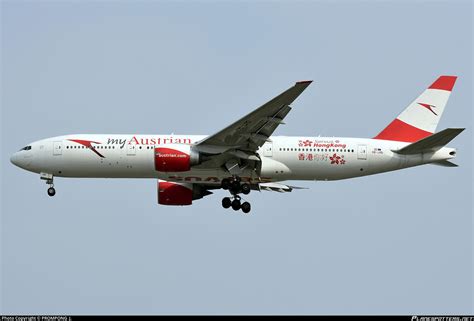Oe Lpd Austrian Airlines Boeing 777 2z9er Photo By Prompong J Id