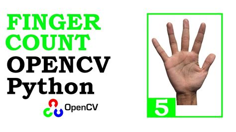Finger Counter Using Hand Tracking OpenCV Python MediaPipe OpenCV Project YouTube