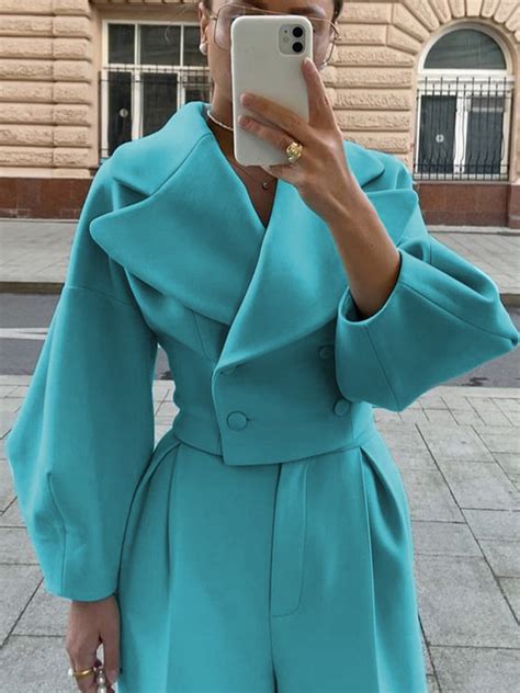 Women Plain Winter Urban Polyester Natural Micro-Elasticity Commuting