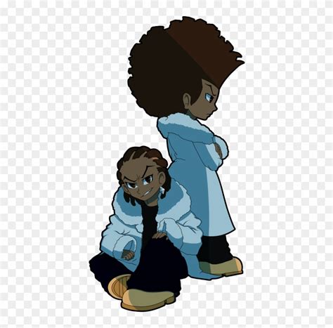 Are you searching for transparent background png images or vector? Huey And Riley Black Anime Guy, Anime Guys, The Boondocks ...