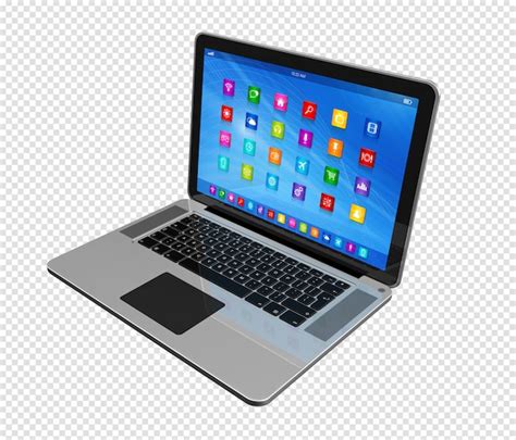 Premium Psd Laptop Computer Apps Icons Interface