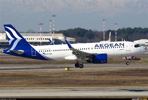 Sx Neo Aegean Airlines Airbus A320 Neo At Milan Malpensa Photo Id