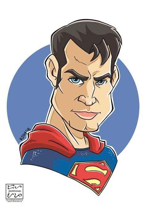 Artstation Superman Henry Cavill Caricature