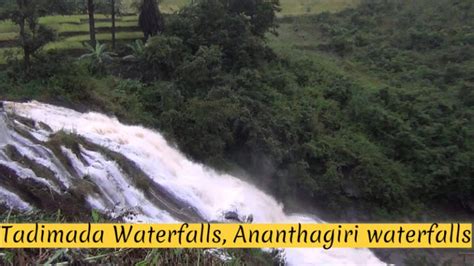 Tadimada Waterfalls Or Ananthagiri Waterfalls Location Timings Photos