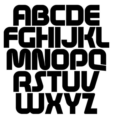 16 Cool Bold Font Alphabet Images Cool Bold Letter Fonts Cool Font