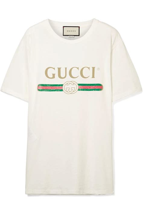 1,739 items on sale from $480. Gucci Appliquéd Distressed Printed Cotton-jersey T-shirt ...