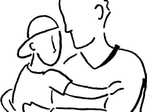 Hug Clipart Father And Son Father Png Download Full Size Clipart