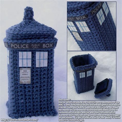 Crocheted Tardis Box By ~sini M On Deviantart Crochet
