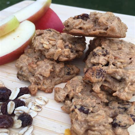 Next, add dry ingredients and beat, starting on low speed and increasing to medium, until the dough forms. Apple Oat and Raisin Cookies | Recipe | Low sugar cookies, Healthy cookies, Food processor recipes