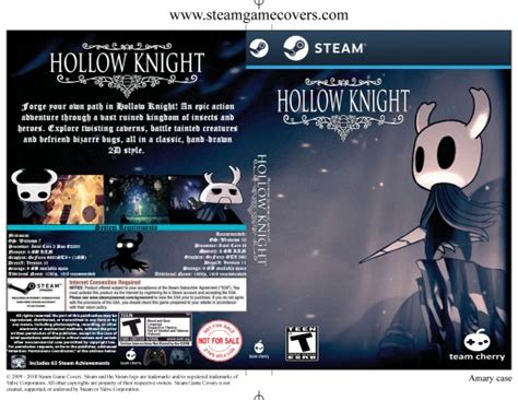 Steam Game Covers Hollow Knight Box Art