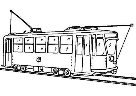 Tramway Coloring Pages