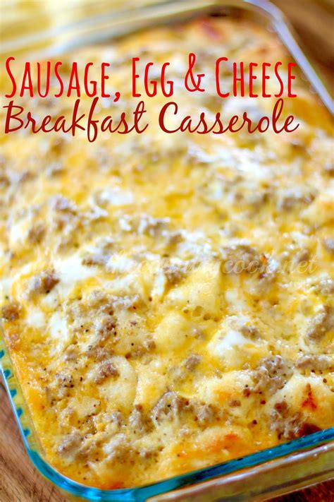 Sausage Egg And Cheese Biscuit Casserole The Country Cook