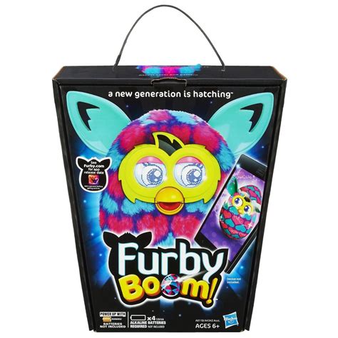 Furby Pink And Blue Hearts Boom Plush Toy 749900 En Mercado Libre