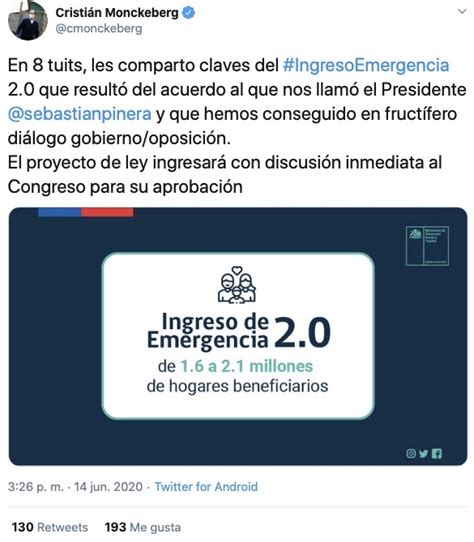 Para el caso de la región de ñuble al menos 459 mil personas podrían recibir este ife de 100 mil pesos considerando que en. Conozca cómo postular al Ingreso Familiar de Emergencia ...