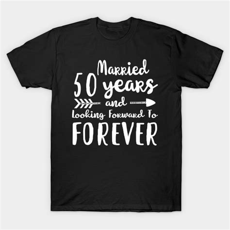 50th Golden Wedding Anniversary Personalized T Shirt