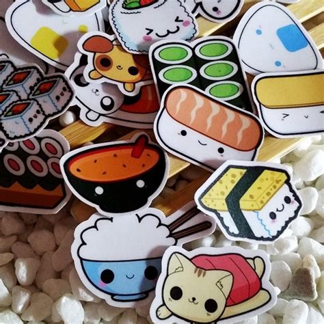 Cute Japanese Stickers Kawai Autucollant Etsy