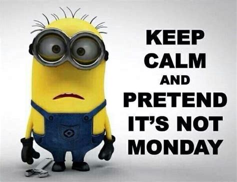 I Seriously Thought Today Was Tuesday Minions Funny Funny Minion