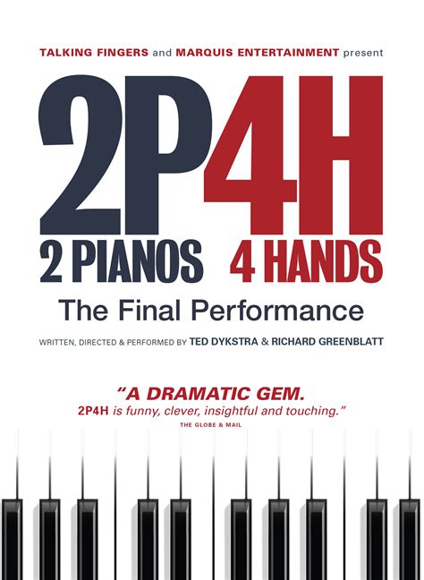 2 Pianos 4 Hands Dvd Playwrights Canada Press