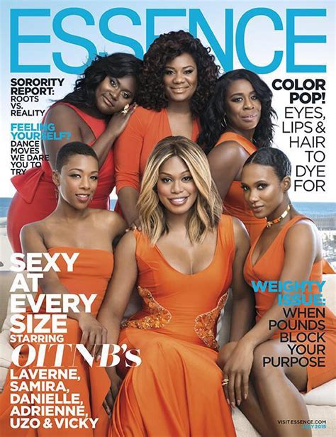 Sip On This Magazine Fab Orange Is The New Black Cast Members Cover Essence And Rolling Stone