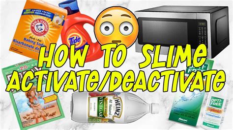 How To Activatedeactivate Slime Slime 101 Youtube