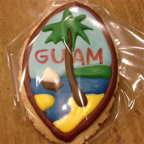 Guam Seal Cookies Food Art Cookies Party Themes