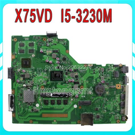 For Asus X75vd X75vb R704v Laptop Motherboard 4gb Ram X75vc Rev 20 I5