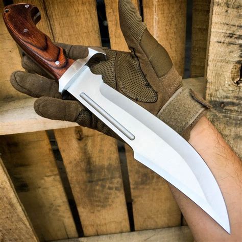 135 Heavy Duty Hunting Fixed Blade Machete Rambo Bowie Knife Megaknife