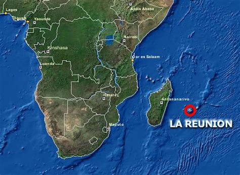 Large Detailed Relief And Location Map Of Reunion Reunion Africa Images