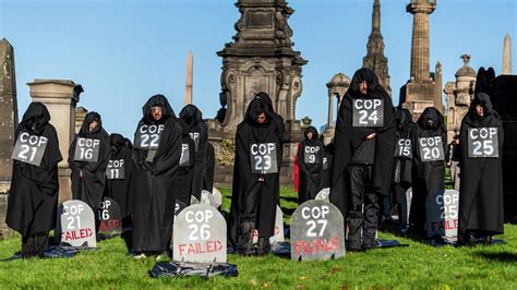 Extinction Rebellion Conducts ‘funeral Ceremony’ For Cop26