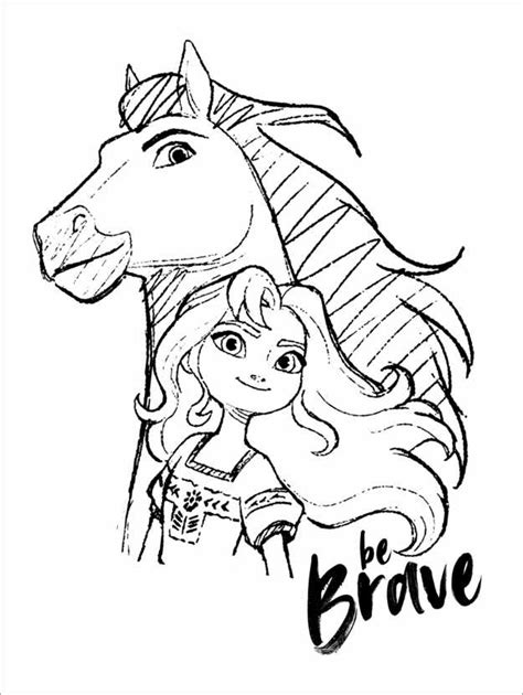Keep and enter code spirit at checkout. Spirit Untamed Coloring Pages - Cartoon Images