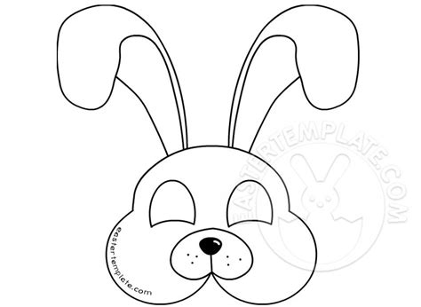 Check out our bunny face template selection for the very best in unique or custom, handmade pieces from our shops. Rabbit face mask coloring page | Easter Template