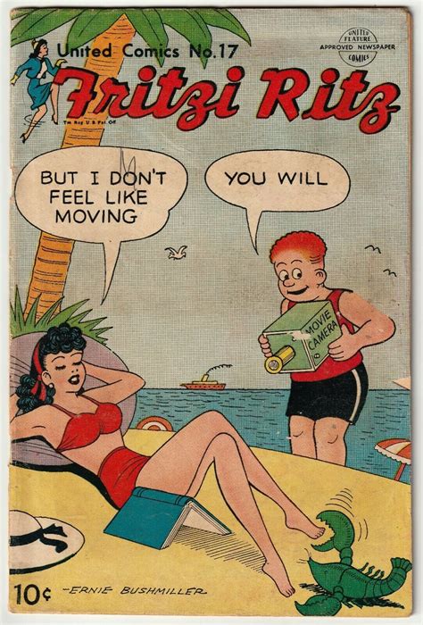 Fritzi Ritz By The Great Ernie Bushmiller Classic Comic Books Archie Comic Books Comic