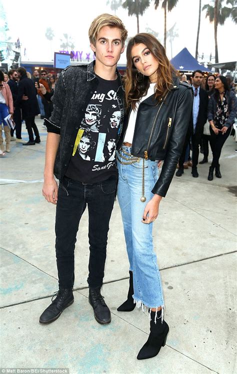 Kaia And Presley Gerber At Tommyland Runway Show In La Daily Mail Online