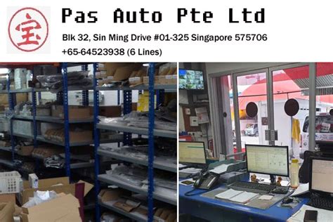 Pas Auto Pte Ltd Indenting Retail Shop Of Car Parts Supplies