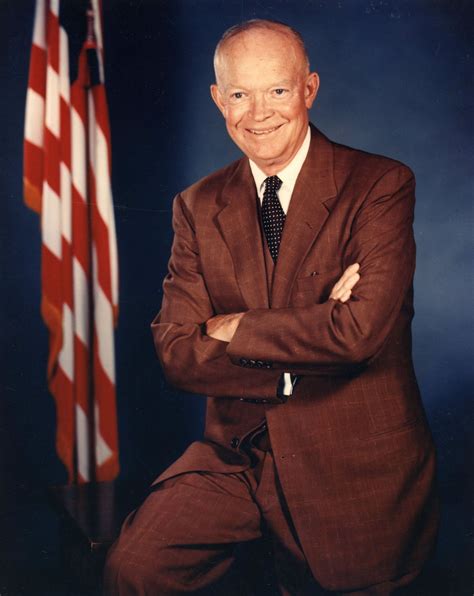 Photo Portrait Of Us President Dwight Eisenhower Jul 1956 World
