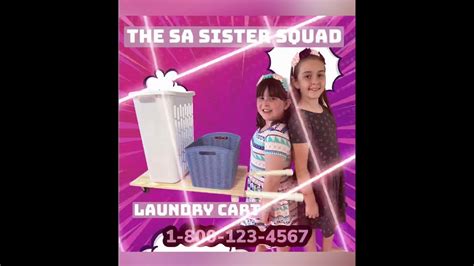 The Sa Sister Squad Laundry Cart Infomercial Youtube