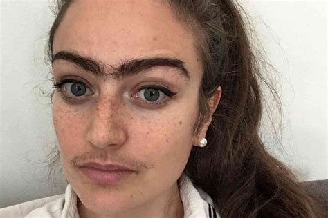 This Lady Stopped Plucking Her Bushy Eyebrows And Removing Her Mustache In Order To Weed Out