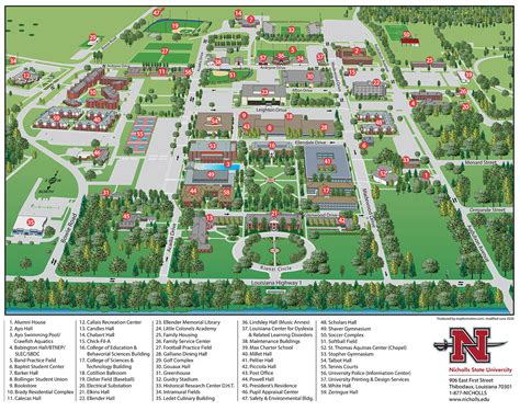 La Tech Campus Map Zone Map