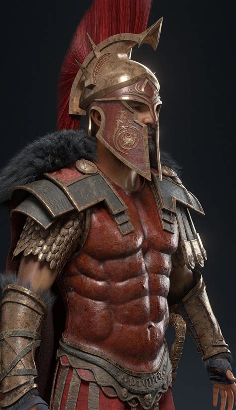 ArtStation Spartan War Hero Assassin S Creed Odyssey FanArt Greek