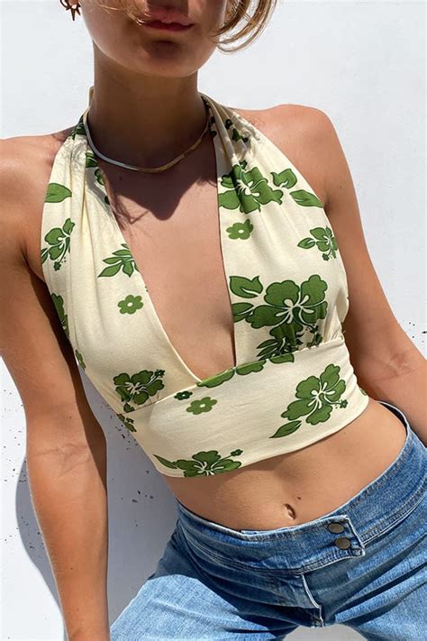 Low Cut Crop Top Collection 2021 Subdued