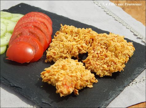Nuggets de poulet panés aux corn - flakes