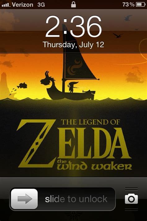 My Zelda Lock Screen Courtesy Of Moosecannon Zelda
