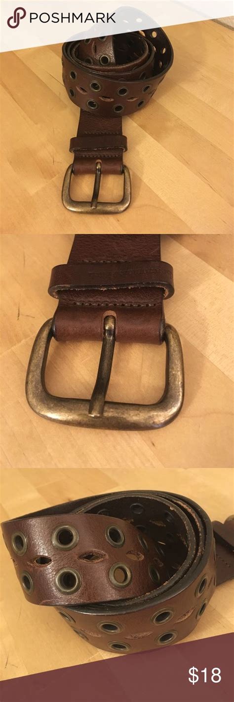 Abercrombie And Fitch Brown Leather Belt Brown Leather Belt Leather Brown Leather