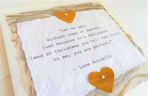 Love Actually Christmas Card Love Actually Movie Christmas Quote