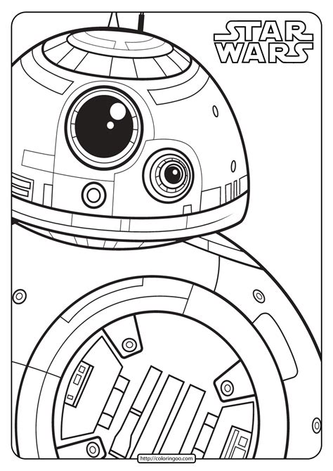 Star Wars Bb8 Coloring Pages Adult Coloring Pages