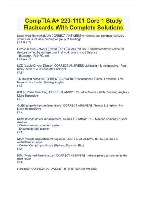 Comptia Flashcards