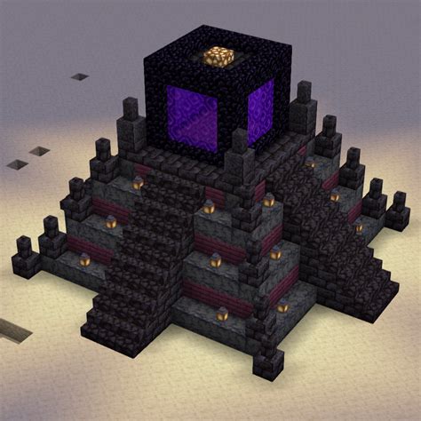 beautiful design of the nether portal r minecraft