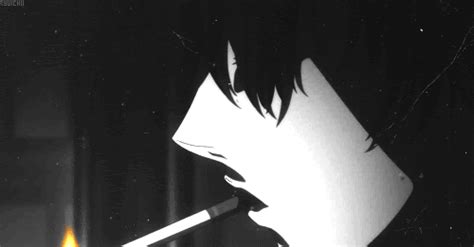 Sad Anime Boy Smoking  Pin On  6 Image Of Psychopass Anime