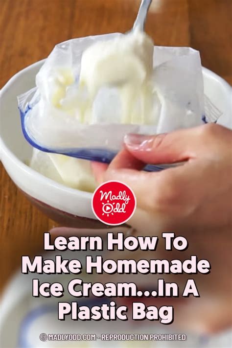 PIN Learn How To Make Homemade Ice CreamIn A Plastic Bag Madly Odd